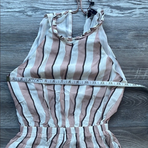 Marc Striped Pink and White Romper - Picture 5 of 6